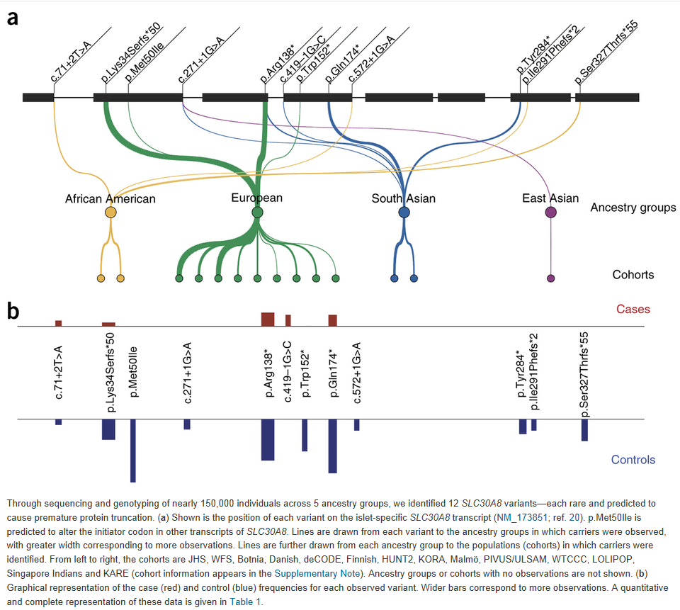 picture Nature Genetics, overview genetic findings by cohort