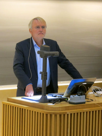 Terje Espevik opened the seminar in KA 11.