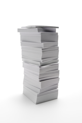 a lot of papers. Photo: iStockPhoto