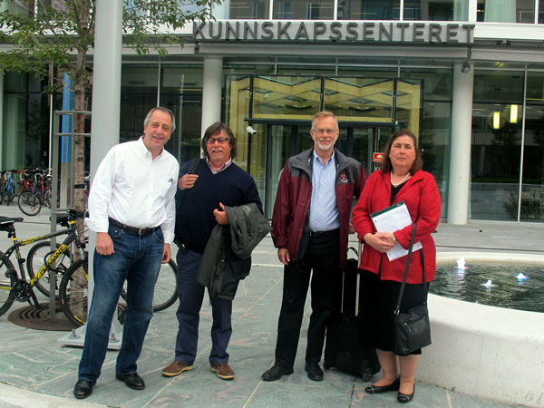 Professors Douglas Golenbock, Alan Aderem, Göran Hansson and Stefanie Vogel.