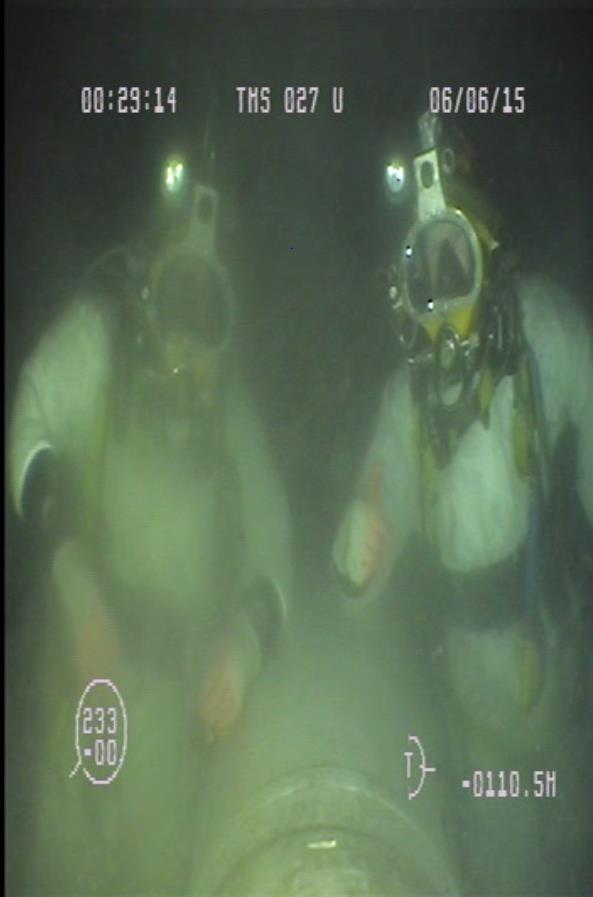Deep saturation divers